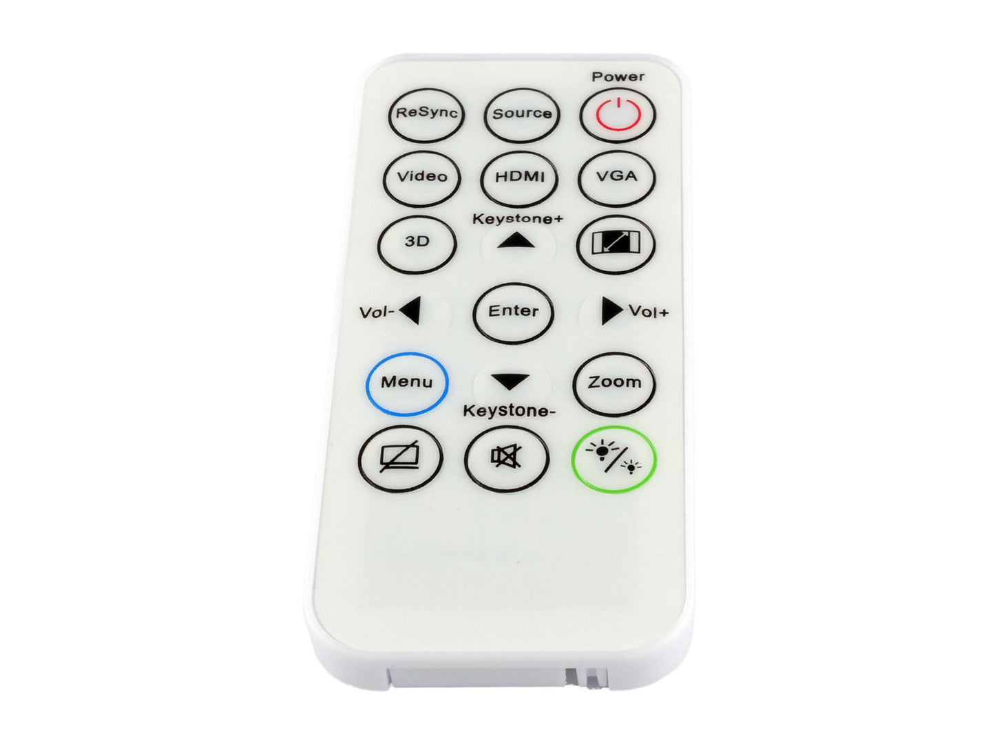 azurano Fernbedienung kompatibel zu OPTOMA SP.8VH02GC01 IR29033, für DAESSGN DS344 DS346 DW346 DX345 DX346 H112e H182X S310e S315 S316 W310 W312 W316 X312 X315 X316, Ersetzt auch INFOCUS INA-REMPJ001 - Bild 3
