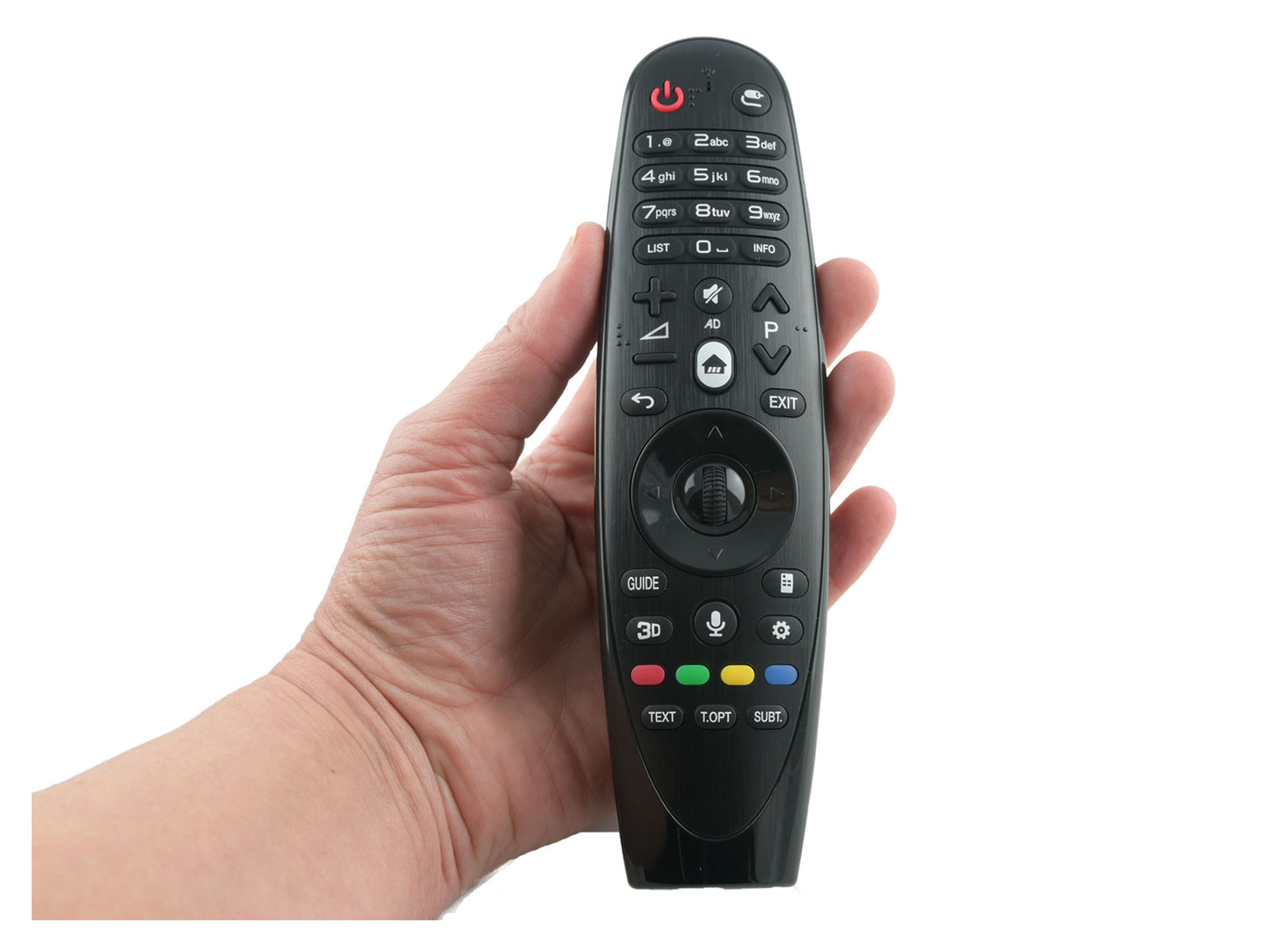 azurano Fernbedienung Magic Remote AN-MR600, AKB74495301, AKB74495302 für 2015 LG Smart TV mit Sprachsteuerung, Mausfunktion - Bild 2