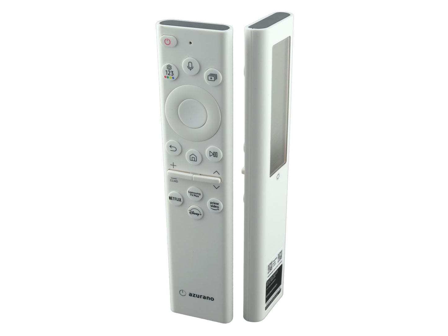 azurano Fernbedienung für SAMSUNG BN59-01391B, BN59-01391A, BN59-01385B, TM2281E - USB C / Eco Solar / Sprach Fernbedienung - Bild 1
