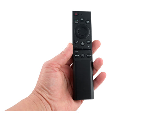 azurano Ersatz Fernbedienung für Samsung BN59-01357B TM2180E & BN59-01357A mit USB-C, Solar & Sprachsteuerung, kompatibel mit The Frame, Neo QLED, Crystal UHD 2021-2023 Smart TV - SUB BN59-01358B! - Bild 2