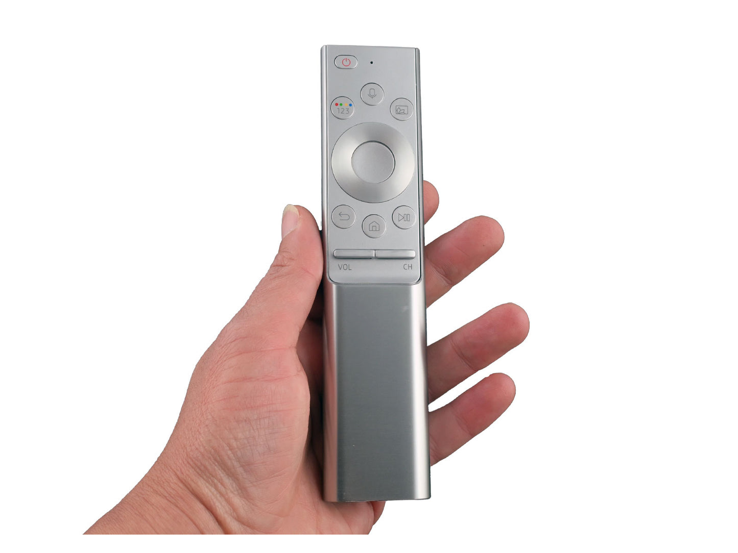 azurano Fernbedienung für SAMSUNG BN59-01265A BN59-01270A, BN59-01272A, BN59-01300G BN59-01300H, BN59-01300J, BN59-01300F, BN59-01311B, BN59-01311G, BN59-01311H, BN59-01335B - Metall Gehäuse, VOICE - Bild 2