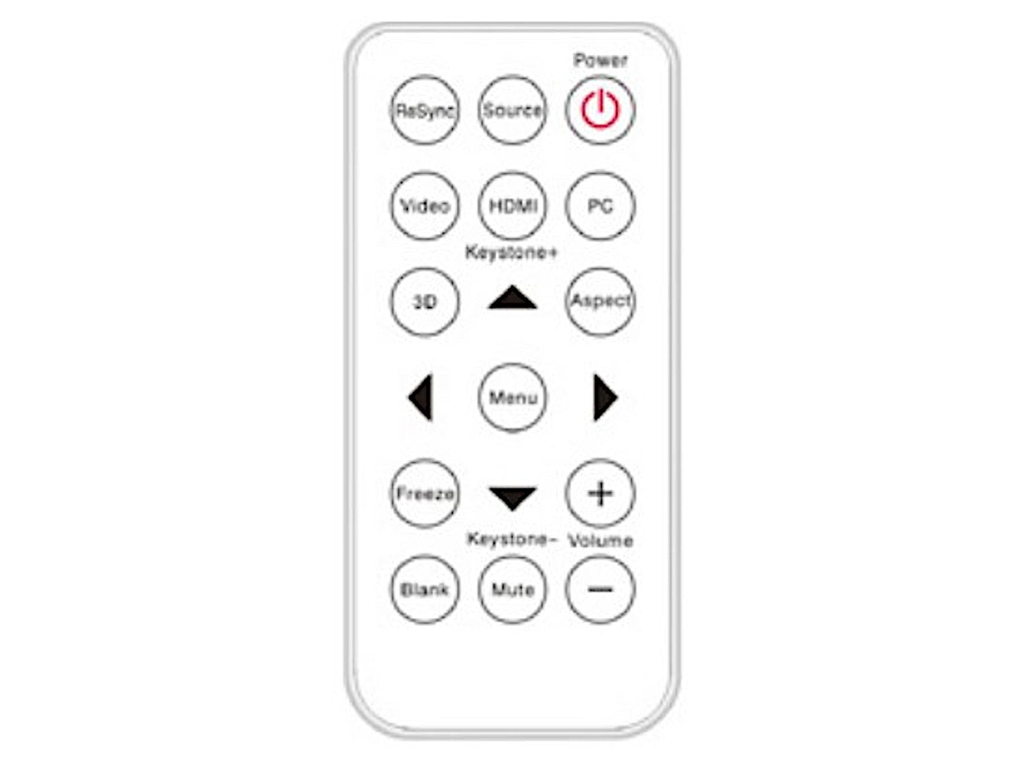 OPTOMA BR-1006N, 45.8UP01G001 Original Fernbedienung - Bild 1