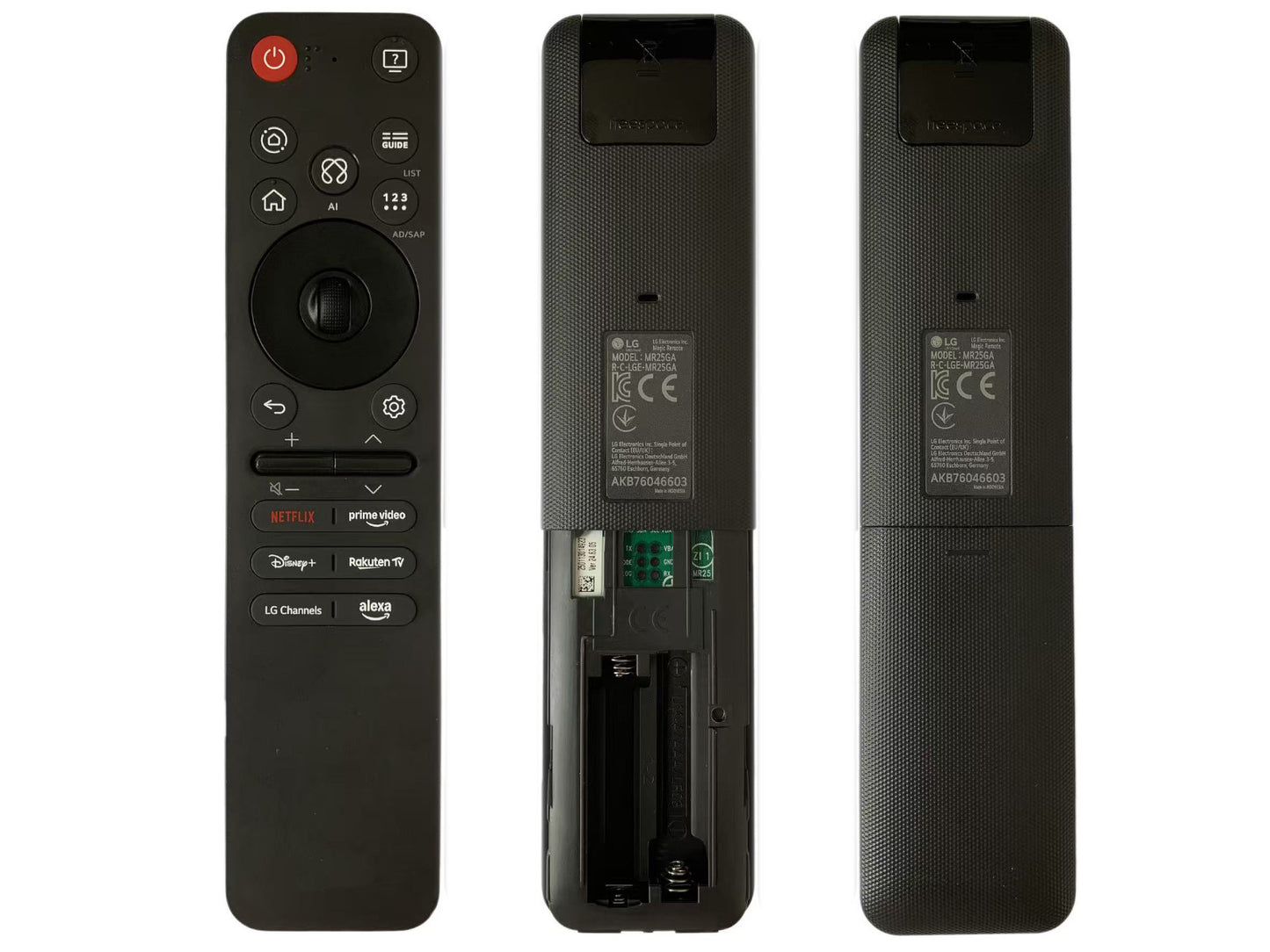 azurano Fernbedienung für LG MR25GA, AKB76046603, AI Magic Alexa Voice Remote, OLED NANO QNED UA - Bild 2