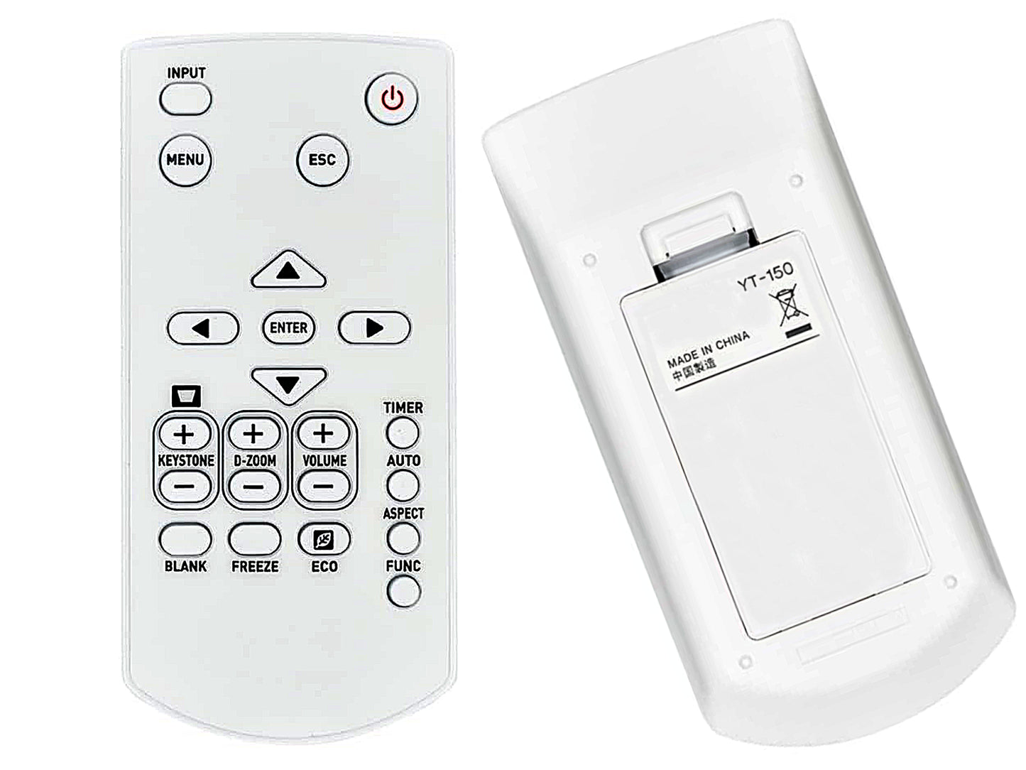 azurano Fernbedienung für CASIO YT-150, YT-151, YT-160, YT-161, 10506157, 10522119, 10534054, 10605939, 10542962, 10586064, 10597894 - Bild 1