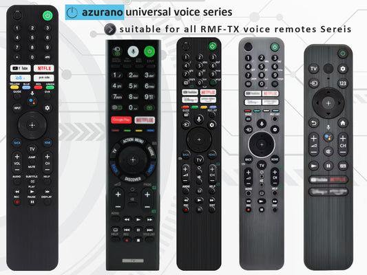 azurano Fernbedienung für SONY OLED QLED LED 8K 4K Bravia Voice smart TV - Universal remote – Bild 3