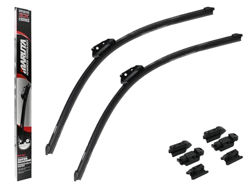 MARUTA Lotus Perl-Effekt Scheibenwischer SET 550 mm / 550 mm - universal - vorne, Aero-dynamik optimierte Wischerblätter aus exklusiver Silikon / Gummimischung (made in Japan) - Bild 10