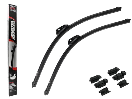 MARUTA Lotus Perl-Effekt Scheibenwischer SET 600 mm / 550 mm - universal - vorne, Aero-dynamik optimierte Wischerblätter aus exklusiver Silikon / Gummimischung (made in Japan) - Bild 10