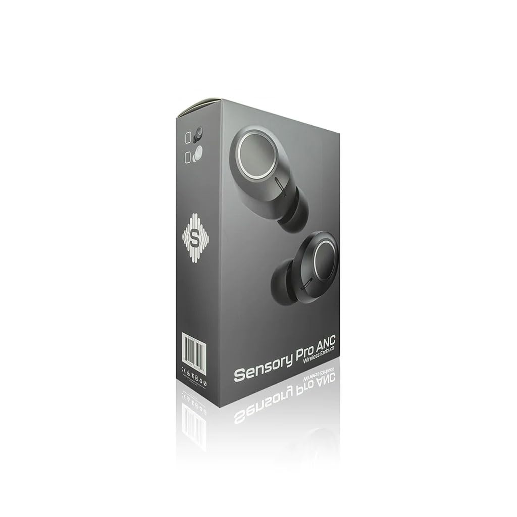 SonidoLab Sensory Pro ANC Wireless Earbuds kabellose Bluetooth In-Ear Kopfhörer, 36h Wiedergabe, 24h mit ANC, Dual Connect, kleinere Passform, Touch-Control - Bild 10