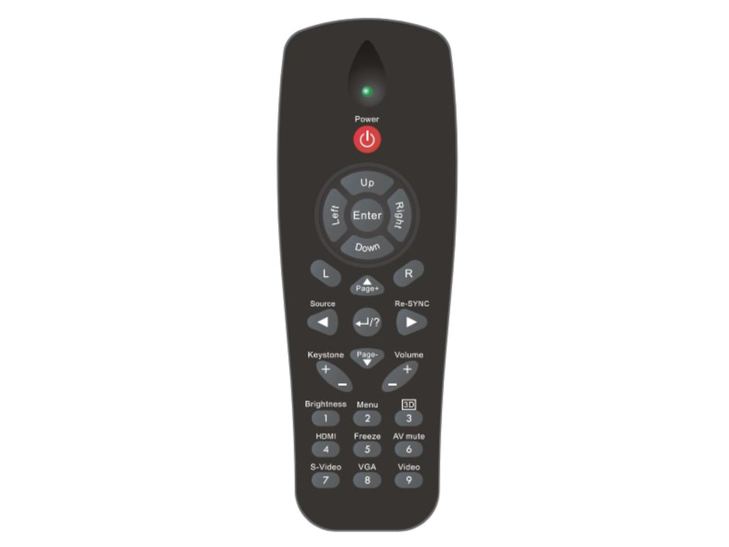 azurano Fernbedienung für OPTOMA BR-3057L, 45.8JA01G001 - Bild 3
