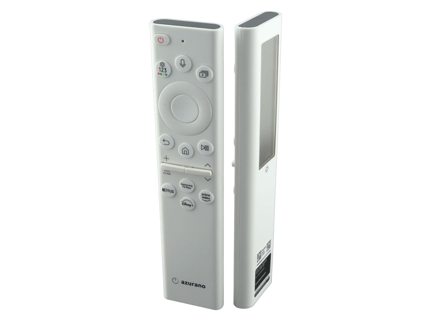azurano Fernbedienung für SAMSUNG BN59-01391B, BN59-01391A, BN59-01385B, TM2281E - USB C / Eco Solar / Sprach Fernbedienung - Bild 10