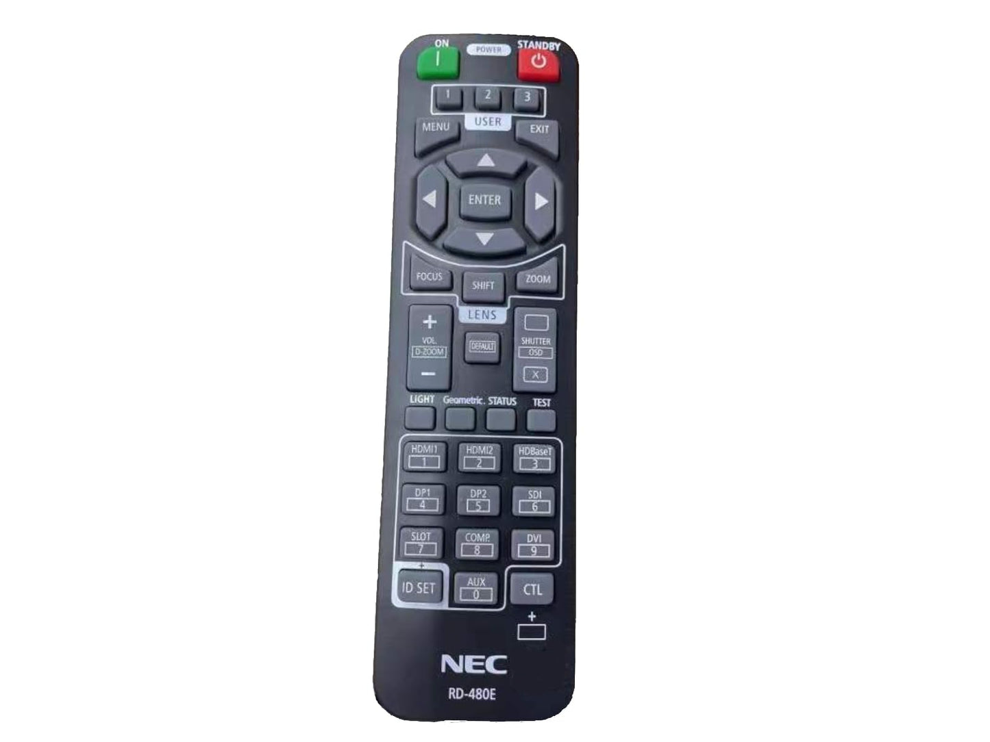 NEC Original Fernbedienung RD-480E / 7N901322 - Ersetzt auch RMT-PJ40, 7N901321, RD-466E, RD-461E, RD-455E, RMT-PJ33, RMT-PJ37 - Bild 3