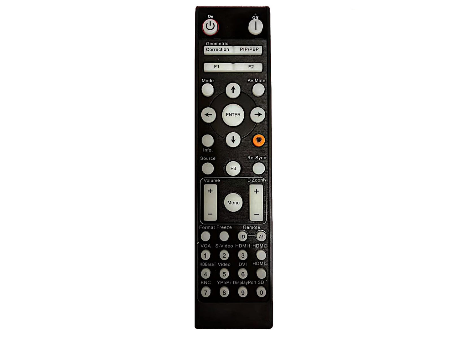 azurano Fernbedienung für OPTOMA 45.79P01G012, BR-3075W, 45.75C02G001, 45.79P01G001A, BL-3001B, 45.78V01G101, 45.79P01G011 - Bild 3