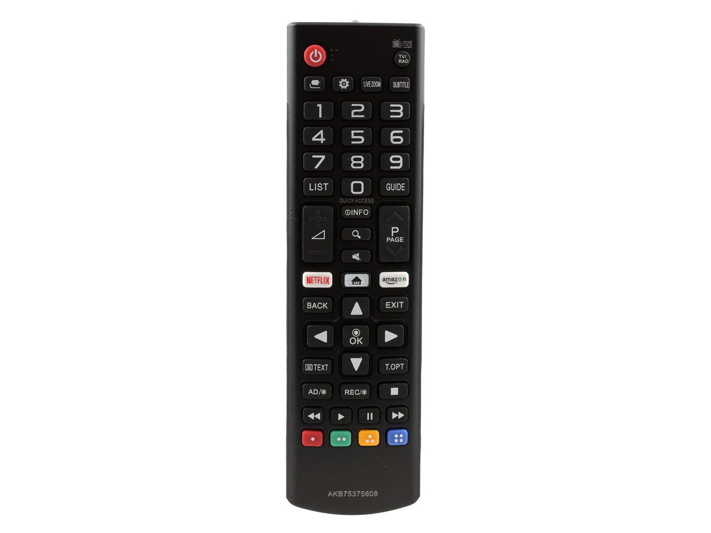 azurano Fernbedienung AKB75375608 für LG 4K UHD LK UK SK & OLED W G E C B Serien ab 2018 - SUB AN-MR18BA - Bild 10