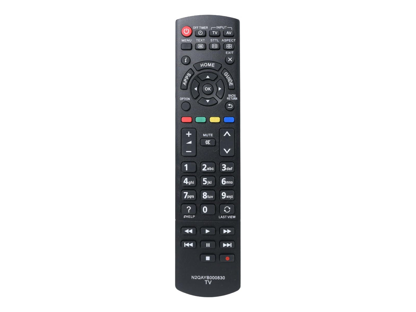 azurano Fernbedienung für PANASONIC N2QAYB000830 - Ersetzt auch N2QAYB000840 - Bild 9