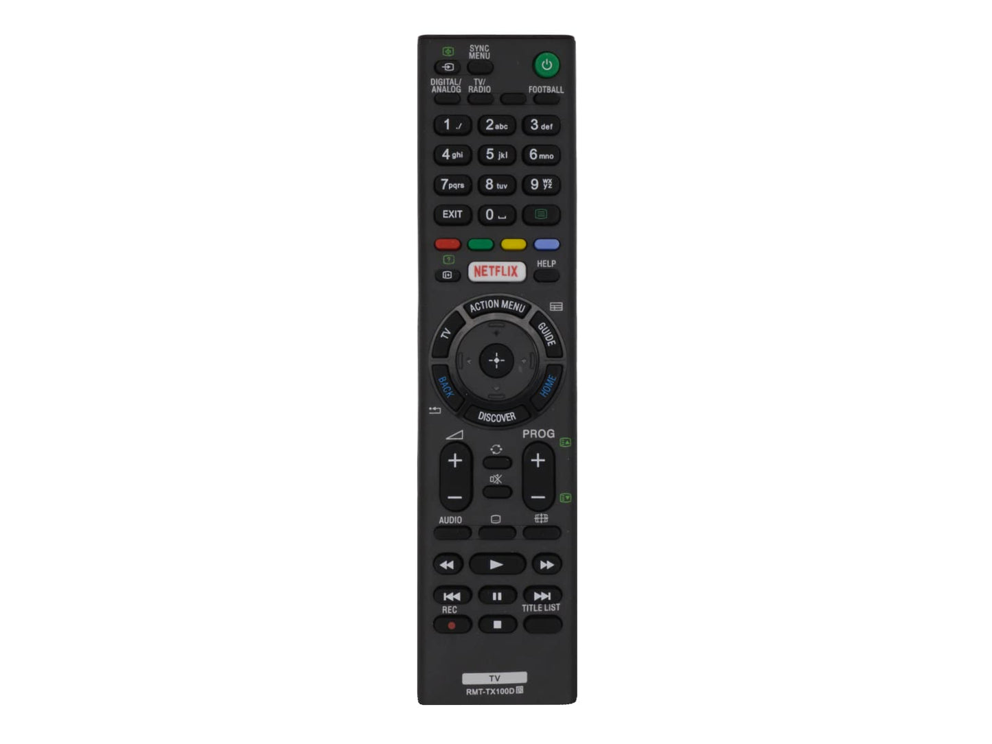 azurano Fernbedienung RMT-TX100D 149296311 für SONY Bravia LED Smart TV, Netflix Taste - Bild 9