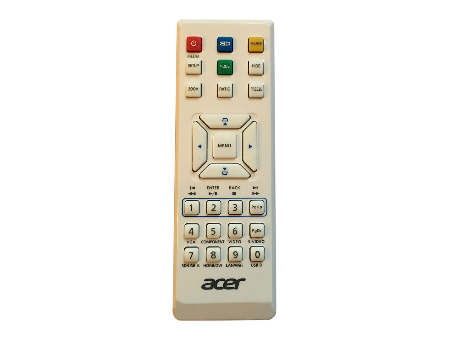 ACER MC.JK211.007, E-26281, MC.JH611.001, MC.JFZ11.002, VZ.J5300.005, VZ.J5600.002, Original Fernbedienung - Bild 1