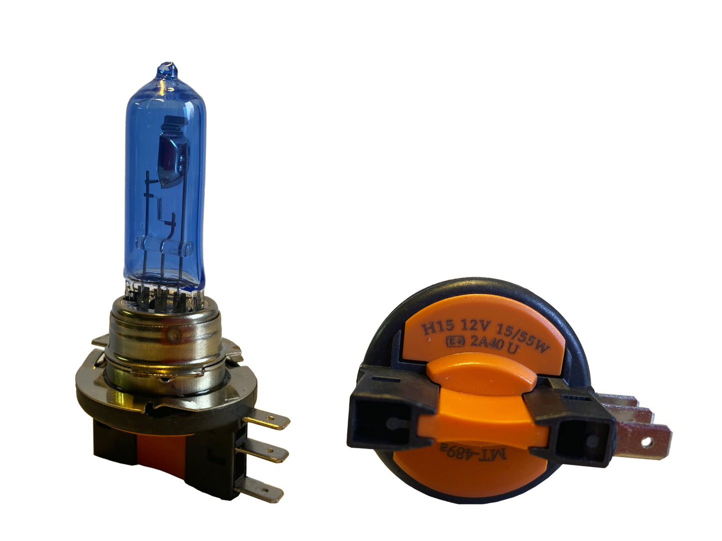 MARUTA SUPER WHITE H15 55/15W Halogenlampe für Fernlicht & Tagfahrlicht, 5500K Xenon-Effekt, langlebige Xenon-Gas Quarzglas Birne, ECE geprüft - Bild 4