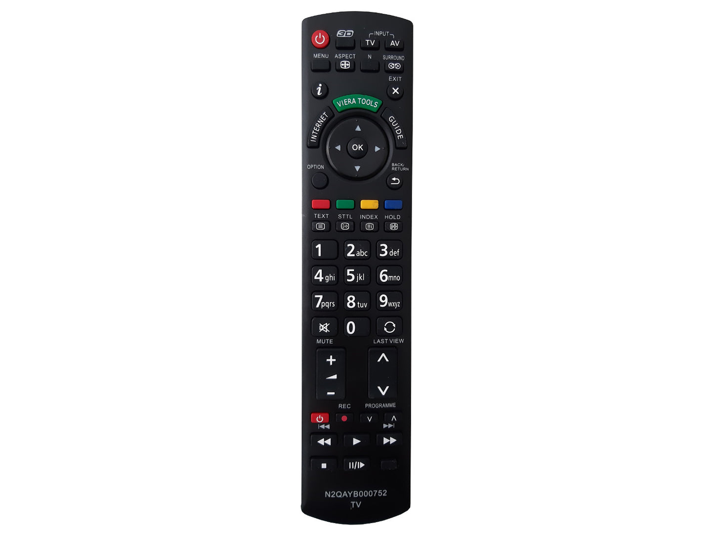 azurano Fernbedienung für PANASONIC N2QAYB000752 - Bild 1
