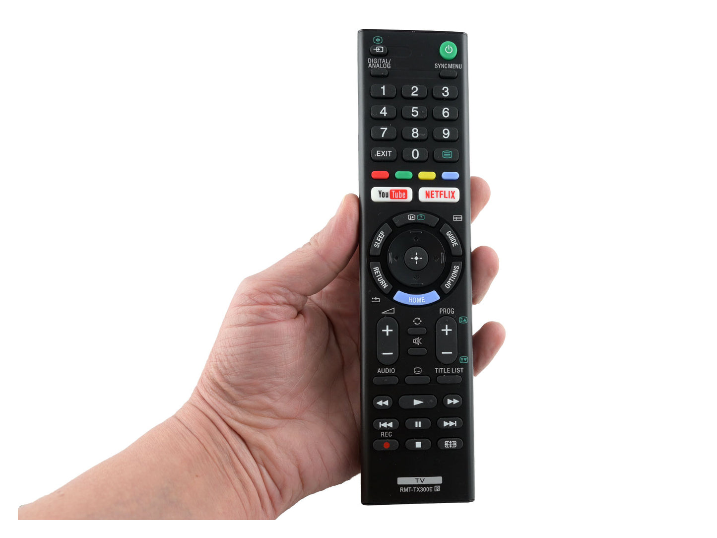 azurano Fernbedienung für SONY RMT-TX300E, 1-493-314-11, kompatibel mit SONY Bravia LED Smart TV - Direkttasten für Youtube & Netflix - Bild 2