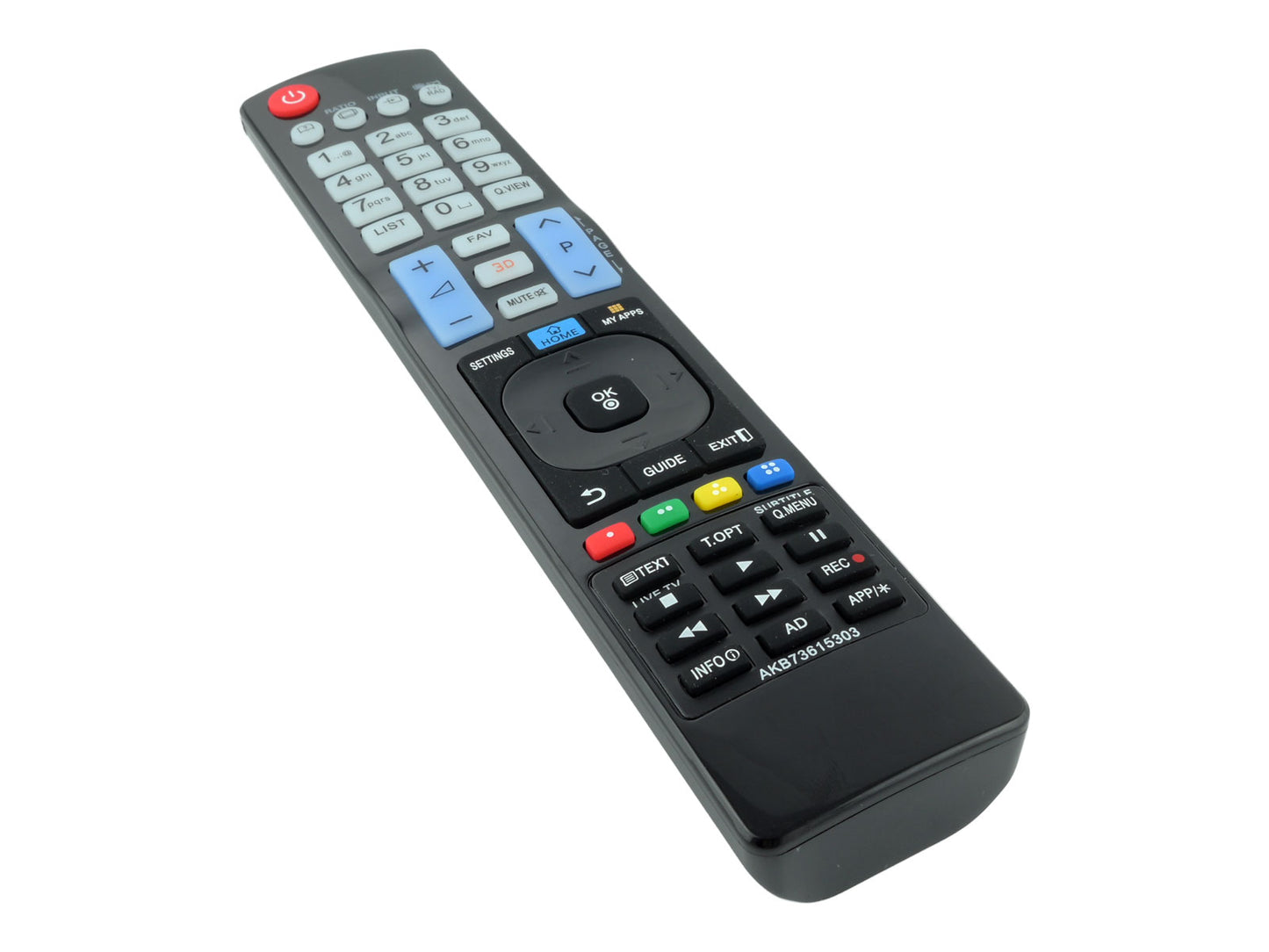 azurano Fernbedienung AKB73615303 für LG Smart TV - Ersetzt auch AKB73615302 AKB73615361 AKB73615362 AKB69680403 AKB72914046 AKB73615397 - mit Direkttasten für 3D-Modus & MyApps - Bild 5