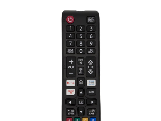 azurano Ersatz für SAMSUNG Fernbedienung BN59-01315B, universal für 2018 - 2022 UE Quantum Crystal QLED UHD 4K Smart TV Serien TU RU Q AU BU LS T UN QN, Direkttasten für Netflix, Prime Video & Rakuten - Bild 2