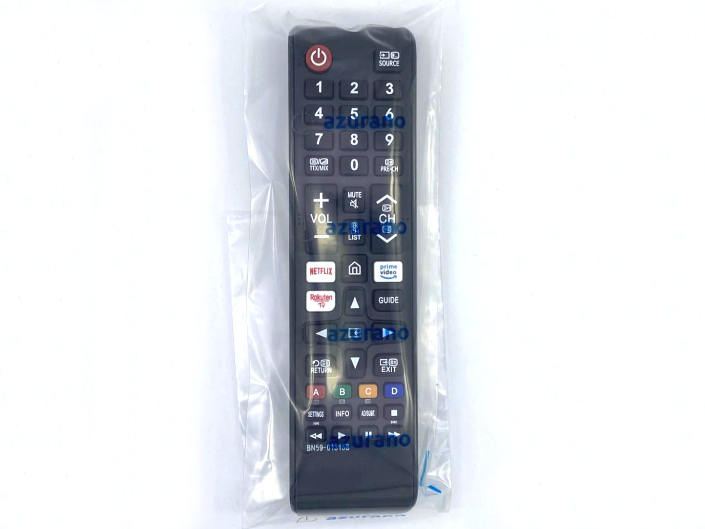 azurano BN59-01315B - Universal - Fernbedienung für 2018 - 2022 SAMSUNG UE Quantum Crystal QLED UHD 4K Smart TV Serien - TU RU Q AU BU LS T UN QN - Direkttasten für Netflix, Prime Video & Rakuten - Bild 8