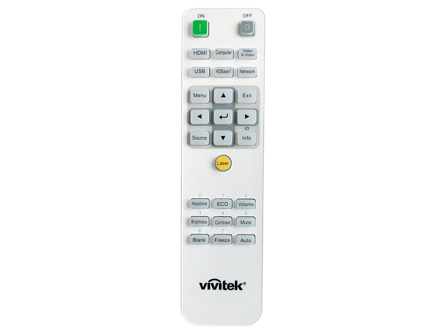 VIVITEK 5042149002, 5042149001 Original Fernbedienung - Bild 1