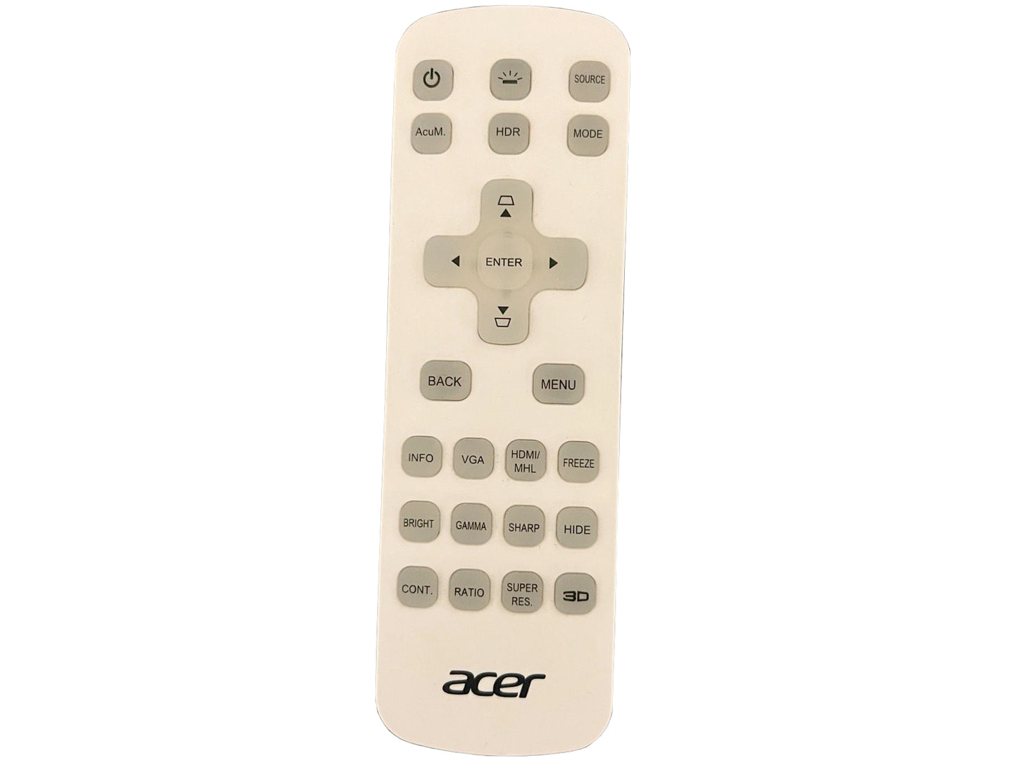 ACER Original Fernbedienung MC.JPC11.001 - H7850, V7850, VL7860 - 25KEY White - Bild 1