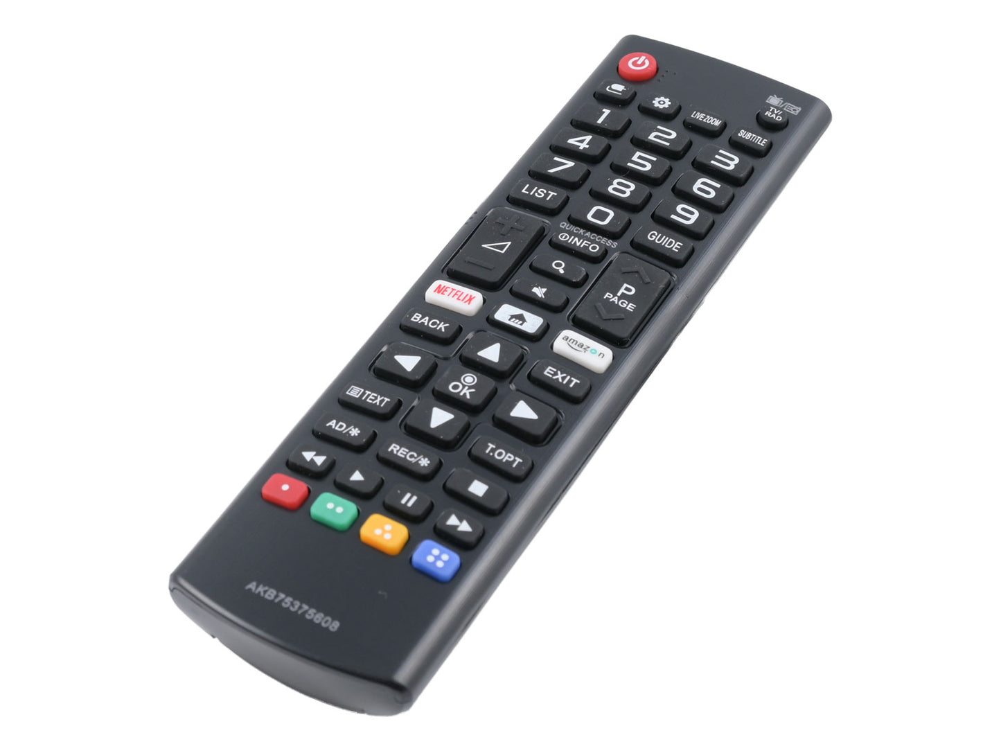 azurano Fernbedienung AKB75375608 für LG 4K UHD LK UK SK & OLED W G E C B Serien ab 2018 - SUB AN-MR18BA - Bild 4