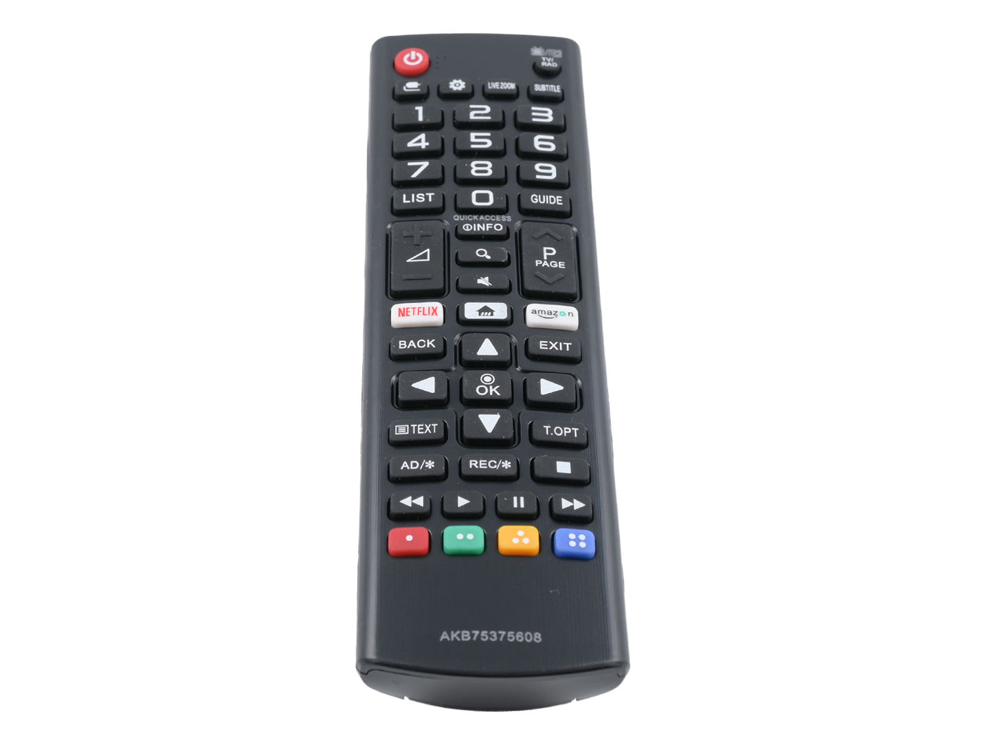 azurano Fernbedienung AKB75375608 für LG 4K UHD LK UK SK & OLED W G E C B Serien ab 2018 - SUB AN-MR18BA - Bild 2