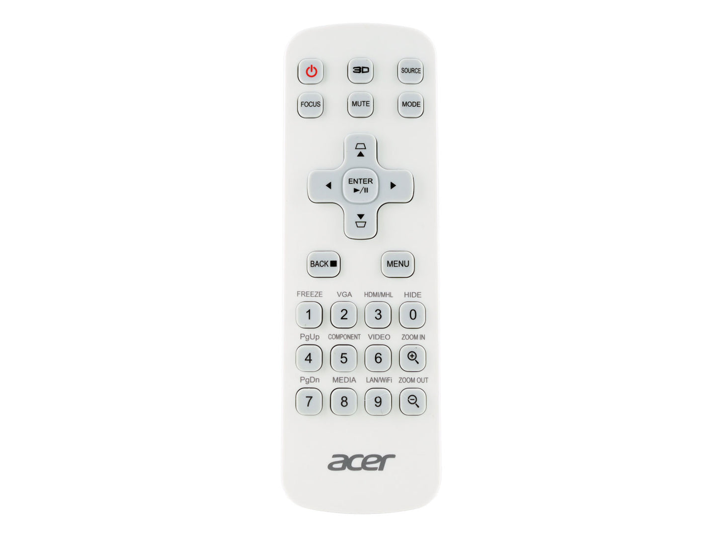 ACER Original Fernbedienung MC.JMV11.008, J-25041, MC.JMV11.00K, J-25111 - H5382BD, H6512BD, P1502, P1150, H6521BD, H6531BD - Bild 1