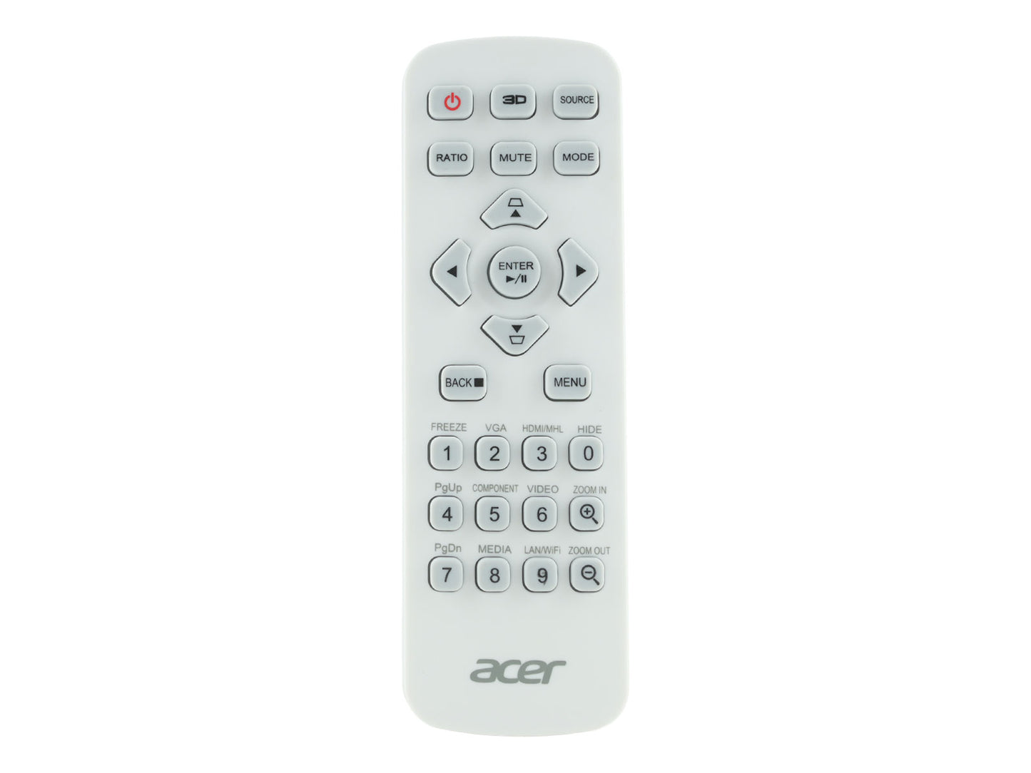 ACER Original Fernbedienung MC.JPQ11.004, T-2502 - X1623H, H6555BDKi, X1526HK, X1527H, SUB -> black MC.JPQ11.003, T-2501 - H6512BD H6521ABD H6521BD H6540BD H6545BD ... - Bild 3
