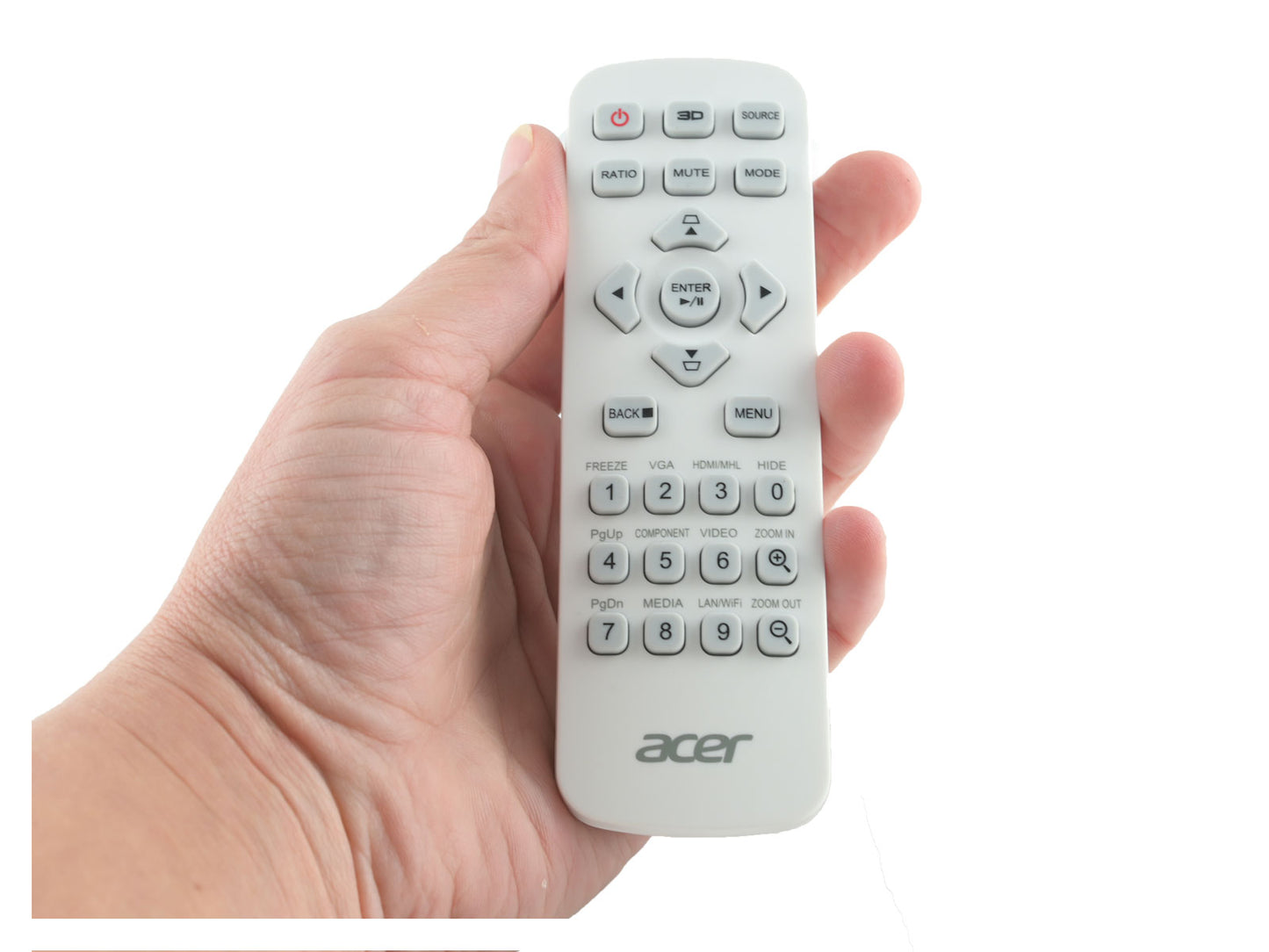 ACER Original Fernbedienung MC.JPQ11.004, T-2502 - X1623H, H6555BDKi, X1526HK, X1527H, SUB -> black MC.JPQ11.003, T-2501 - H6512BD H6521ABD H6521BD H6540BD H6545BD ... - Bild 2