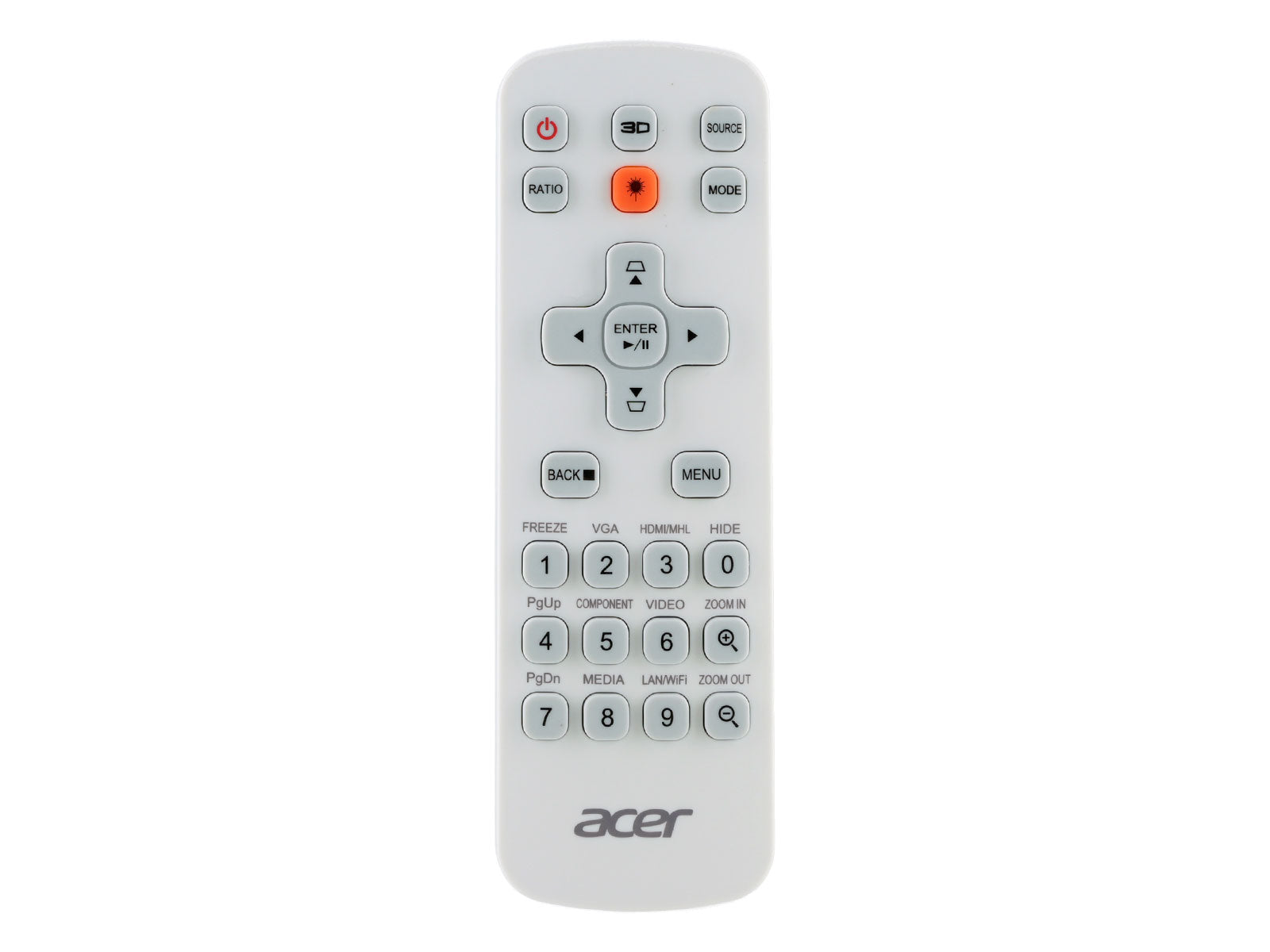 Original ACER MC.JMV11.00G (Remote J1) - Acer Universal Fernbedienung mit Laserpointer - Bild 3
