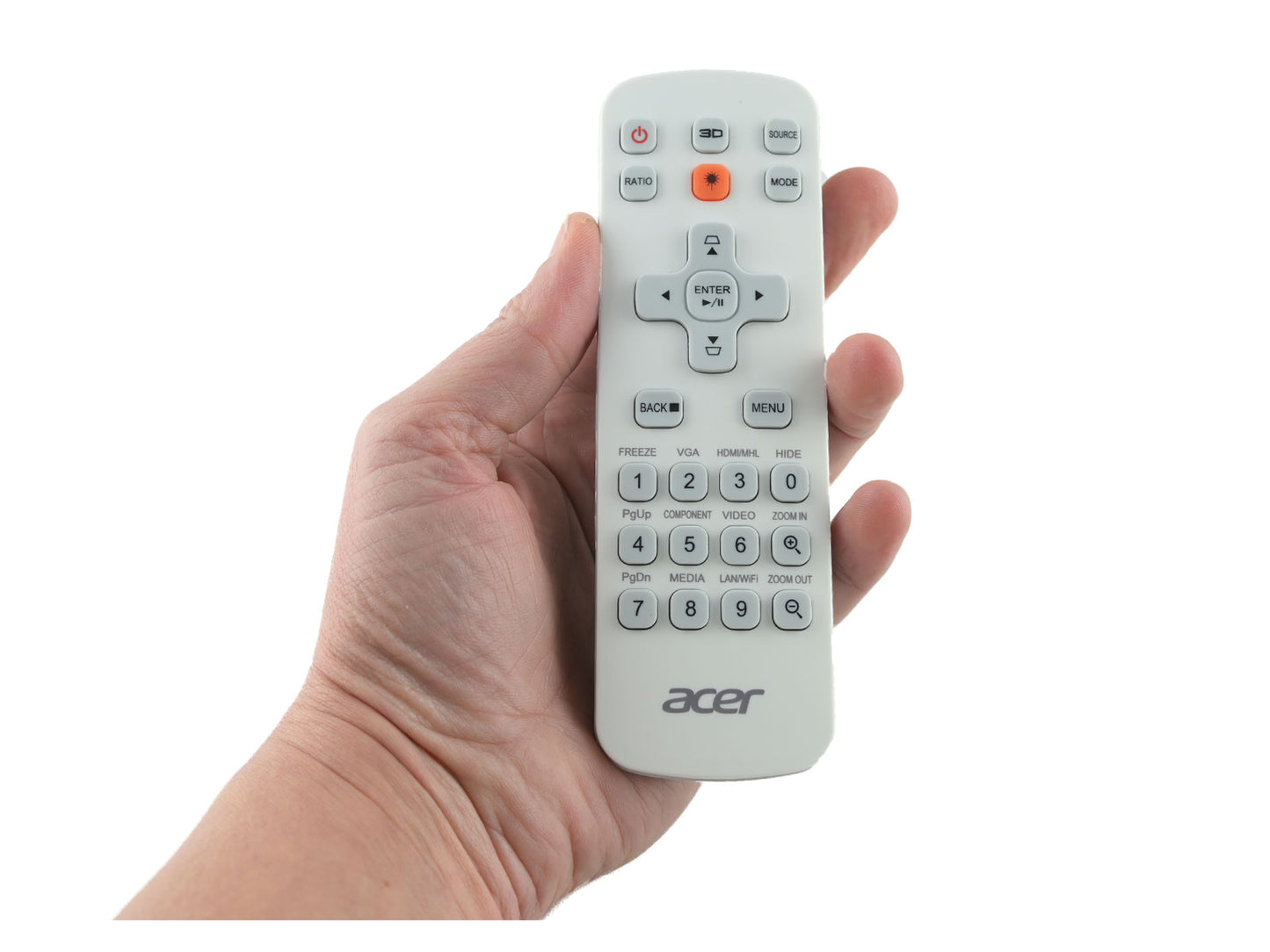 Original ACER MC.JMV11.00G (Remote J1) - Acer Universal Fernbedienung mit Laserpointer - Bild 2
