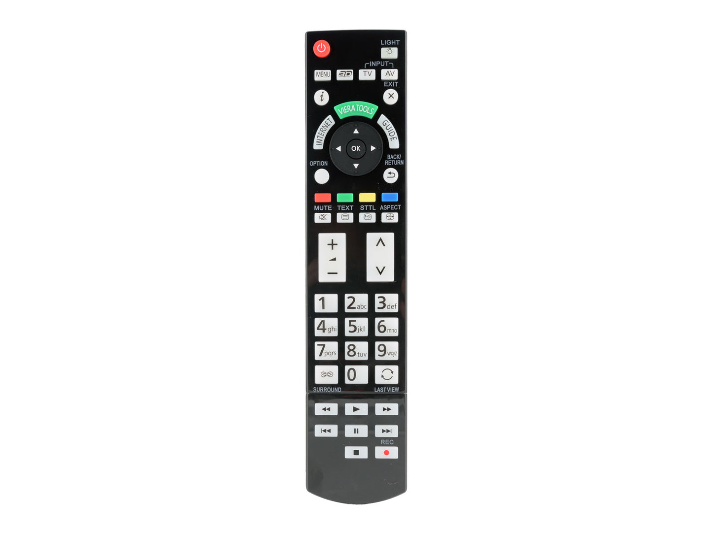azurano Fernbedienung für PANASONIC N2QAYB000715 - TX-L42DT50 L42ETW50 L47ET50 L47WT50 L55DT50 P42GT50 P50GT50 P50VT50 P55ST50 P55VT50 P65ST50 P65VT50 PR55VT50 PR50ST50 L55WT50T L55DT50E P50ST60J - Bild 3
