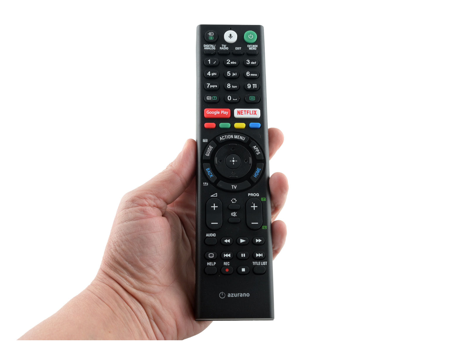 azurano Fernbedienung für SONY RMF-TX310E, 10949943 Remote Commander mit Sprachfunktion VOICE für Sony Bravia XF-Serie 4K UltraHD Smart TV - Bild 2