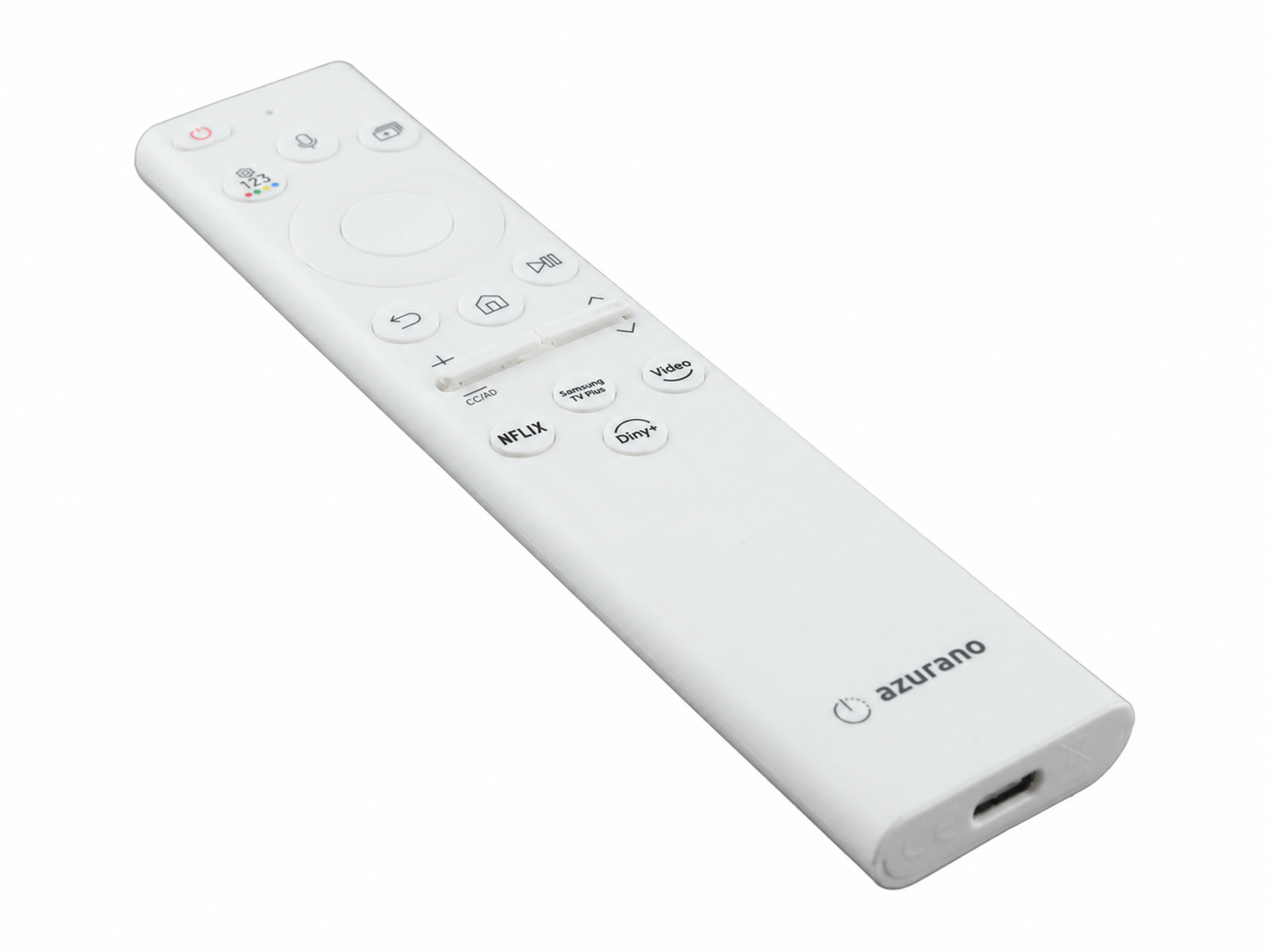 azurano Fernbedienung für SAMSUNG BN59-01391B, BN59-01391A, BN59-01385B, TM2281E - USB C / Eco Solar / Sprach Fernbedienung – Bild 5