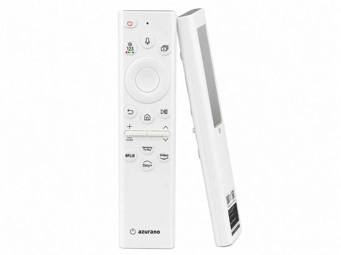 azurano Fernbedienung für SAMSUNG BN59-01391B, BN59-01391A, BN59-01385B, TM2281E - USB C / Eco Solar / Sprach Fernbedienung – Bild 1