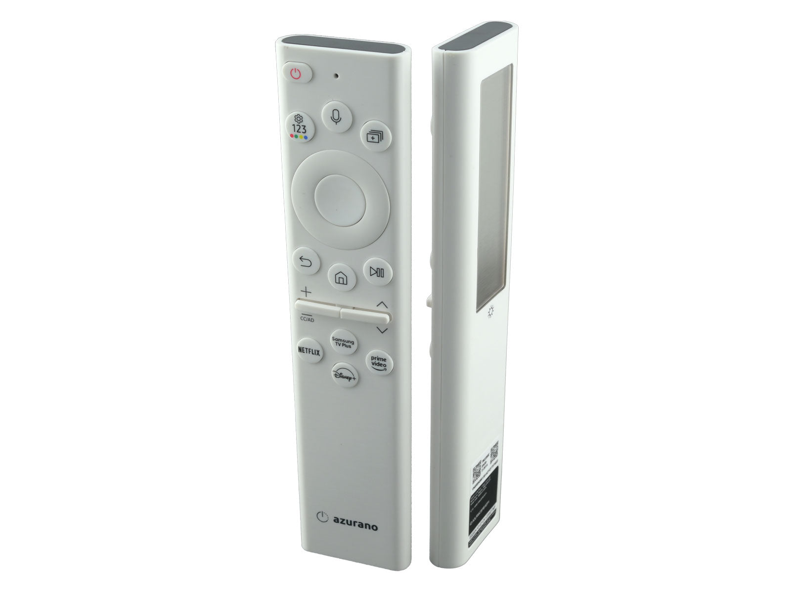azurano Fernbedienung für SAMSUNG BN59-01391B, BN59-01391A, BN59-01385B, TM2281E - USB C / Eco Solar / Sprach Fernbedienung - Bild 1