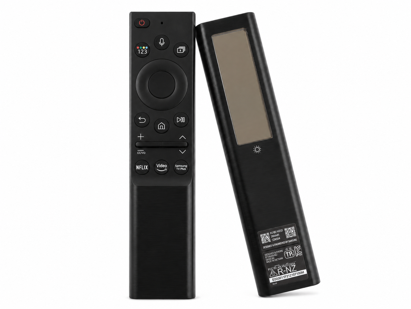 azurano Ersatz Fernbedienung für Samsung BN59-01357B TM2180E & BN59-01357A mit USB-C, Solar & Sprachsteuerung, kompatibel mit The Frame, Neo QLED, Crystal UHD 2021-2023 Smart TV - SUB BN59-01358B! – Bild 1