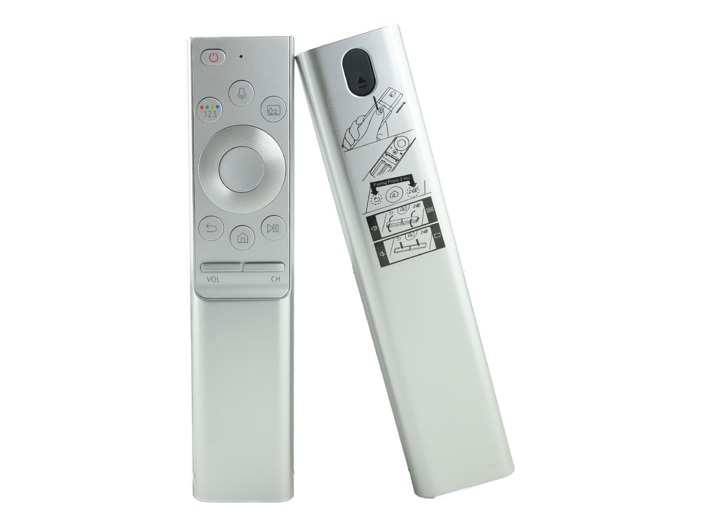 azurano Fernbedienung für SAMSUNG BN59-01265A BN59-01270A, BN59-01272A, BN59-01300G BN59-01300H, BN59-01300J, BN59-01300F, BN59-01311B, BN59-01311G, BN59-01311H, BN59-01335B - Metall Gehäuse, VOICE - Bild 1
