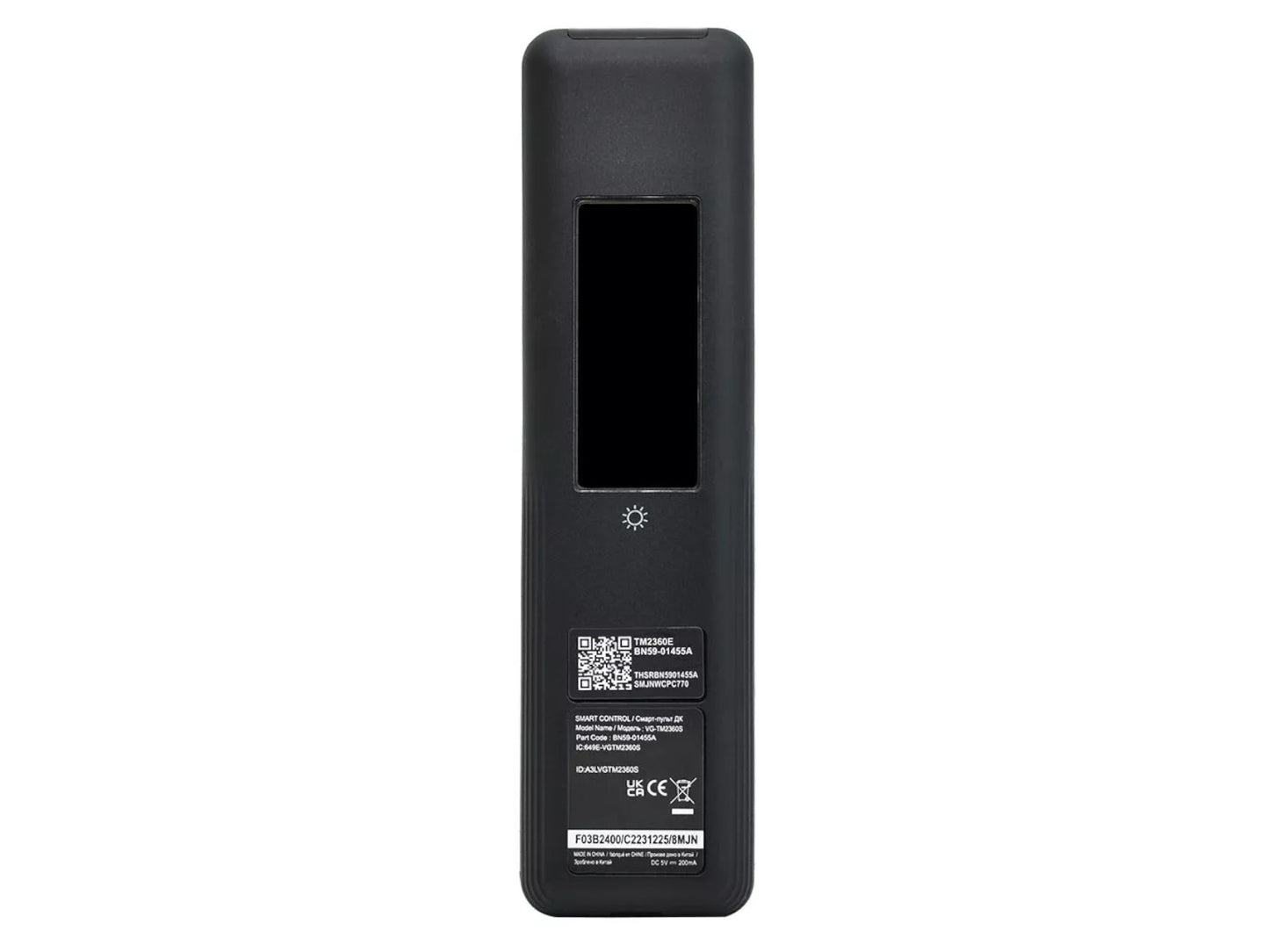 azurano SOLAR / USB-C Fernbedienung für SAMSUNG BN59-01455E, BN59-01455A, BN59-01432A, BN59-01432D, BN59-01439A, TM2360E - CU8000 Q60C Q70C QN900C Q80C QN85C QN90C S90C - mit VOICE / Sprachfunktion - Bild 4