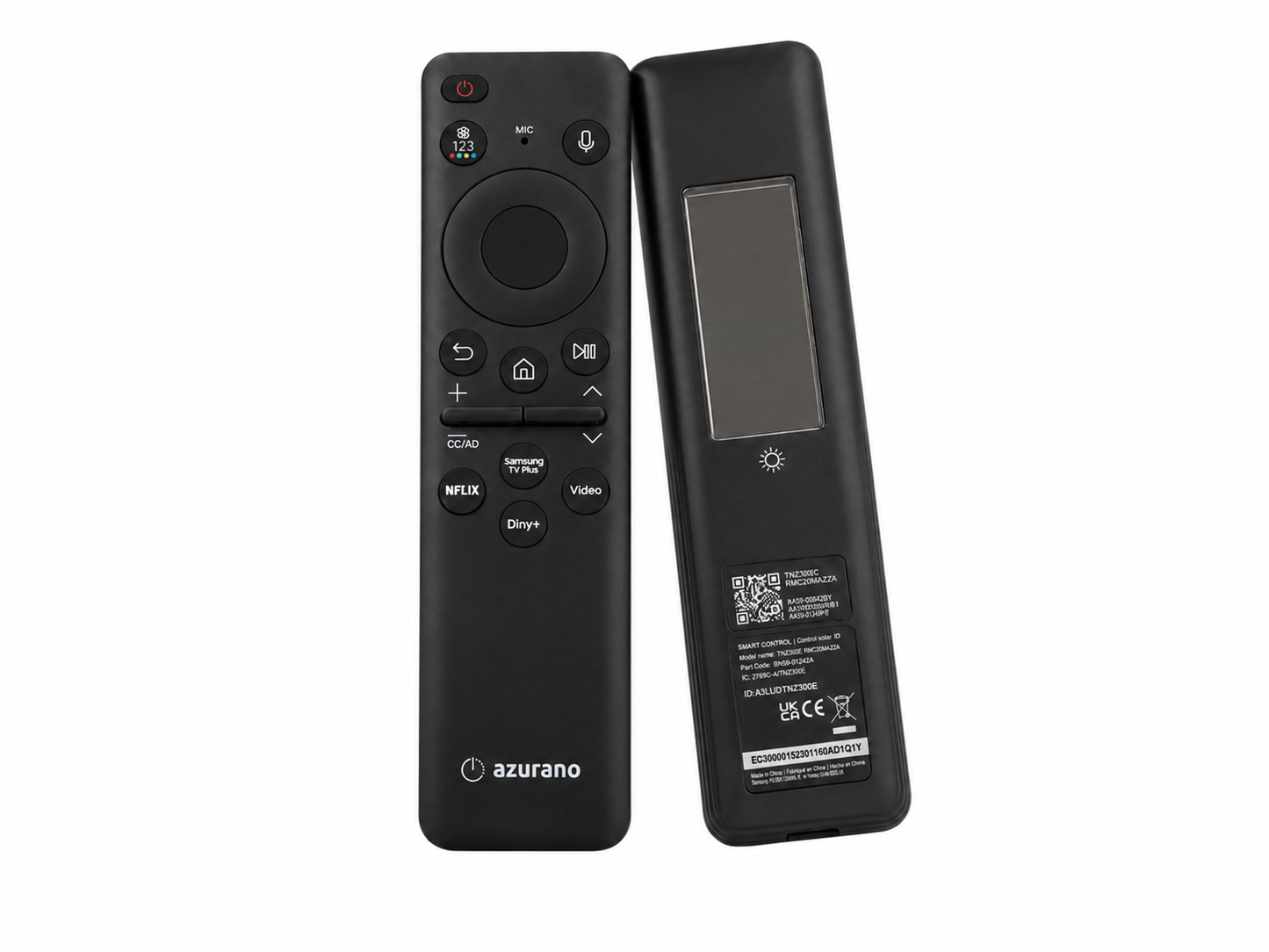 azurano Fernbedienung für SAMSUNG BN59-01432D, BN59-01432A, TM2360E, SOLAR, USB-C, VOICE - Sprachfernbedienung – Bild 1