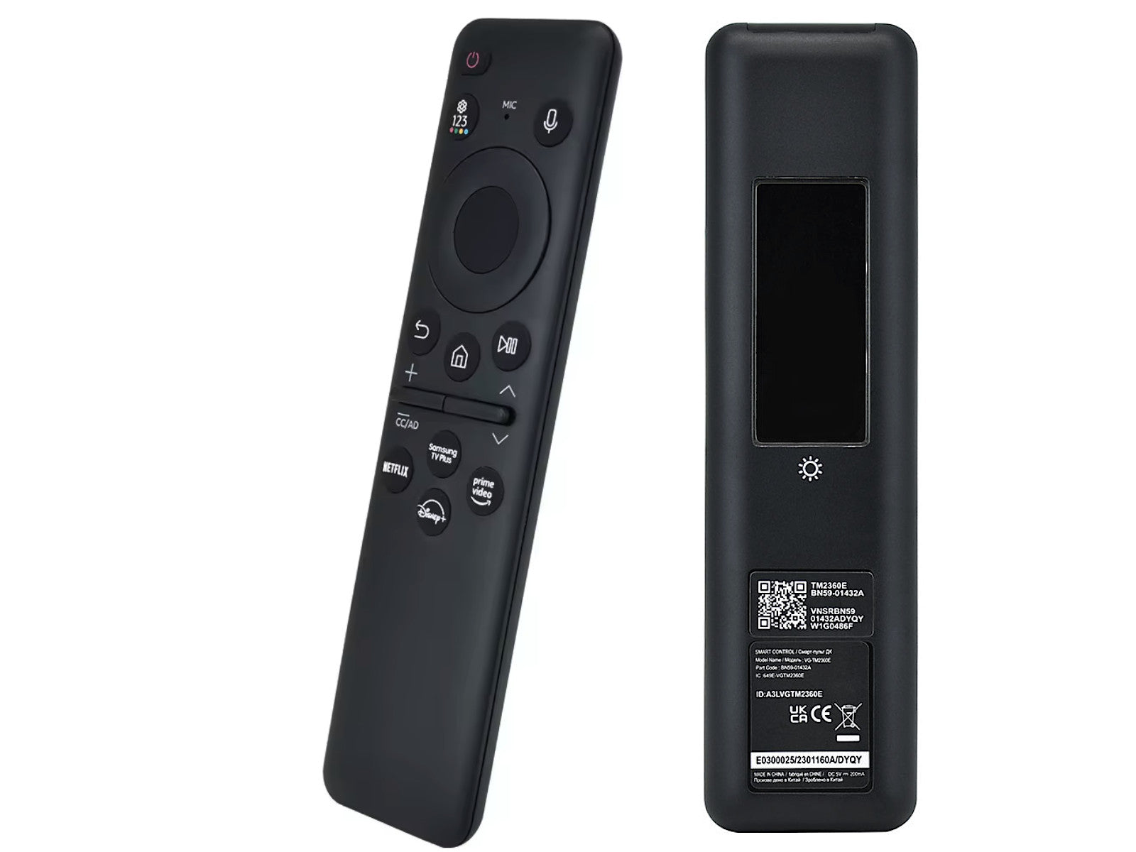 azurano Fernbedienung für SAMSUNG BN59-01432D, BN59-01432A, TM2360E, SOLAR, USB-C, VOICE - Sprachfernbedienung - Bild 1