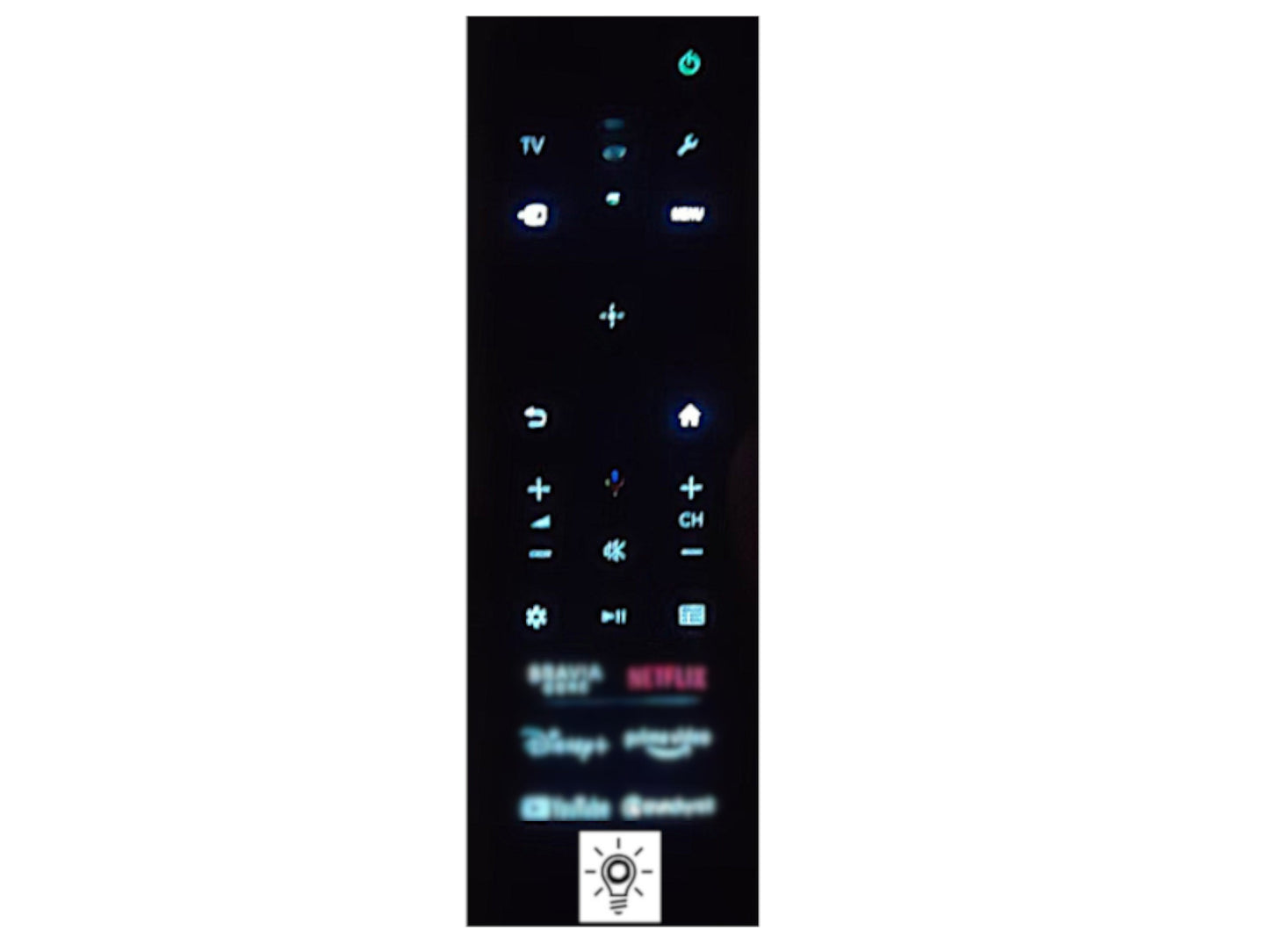 azurano Fernbedienung für SONY RMF-TX910U, RMFTX910U, Voice remote, backlight – Bild 2