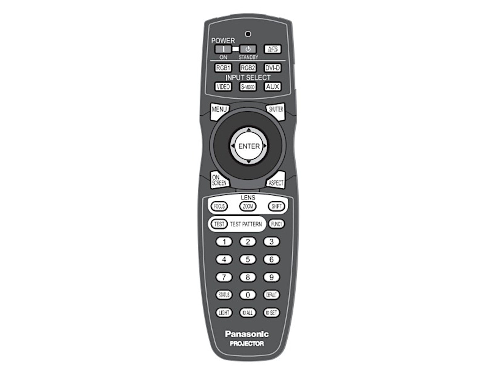 PANASONIC N2QAYB000076 Original Fernbedienung - Bild 1