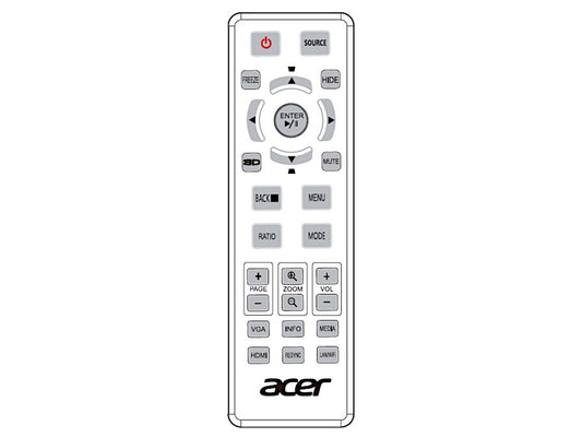 ACER MC.JRD11.007, MCJRD11007 Original Fernbedienung - Bild 1