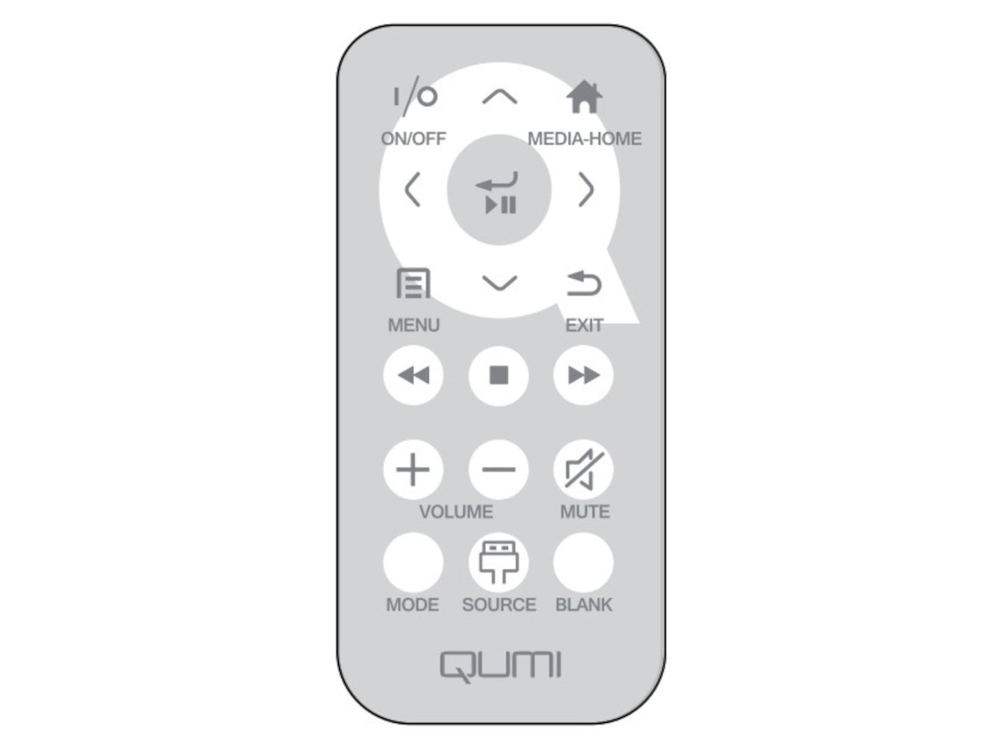 VIVITEK Fernbedienung 5041848500 original - Bild 1