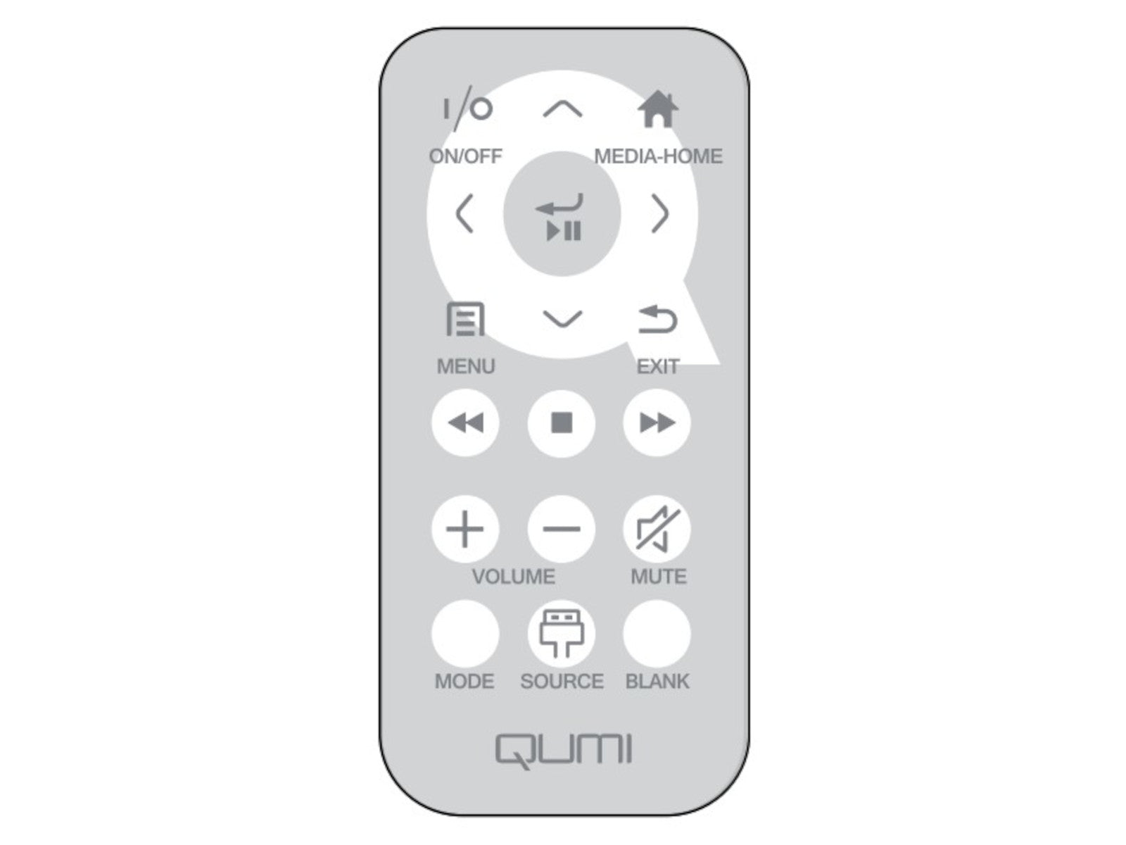 VIVITEK Fernbedienung 5041848500 original - Bild 1